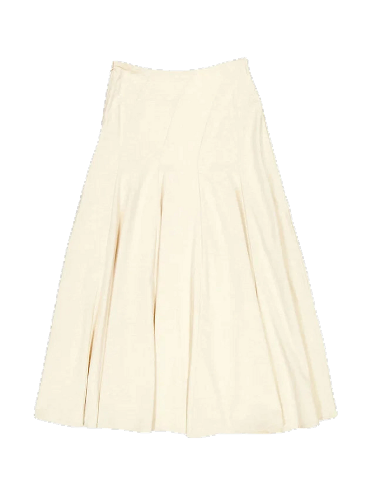 Clubhouse kids Ivory Angled Pleated Skirt