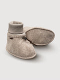 Wool Baby Booties - Sand