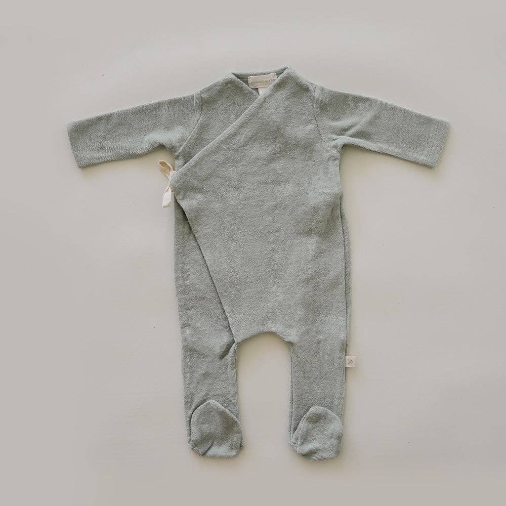 Terry Footed Kimono Coast