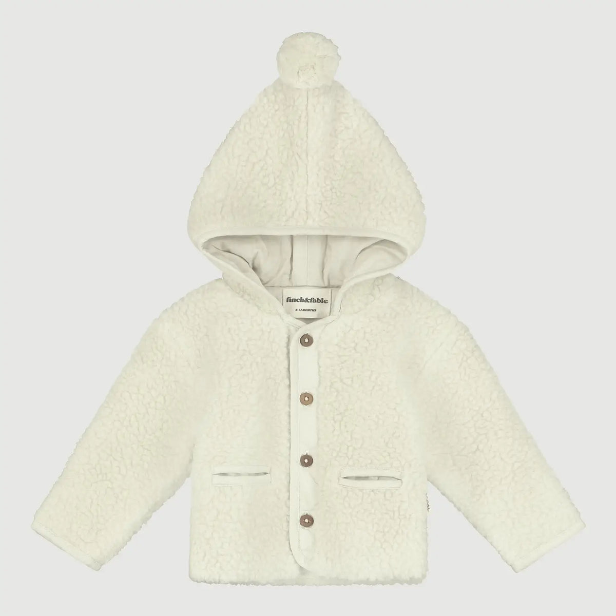 Wool Sherpa Jacket - Milk