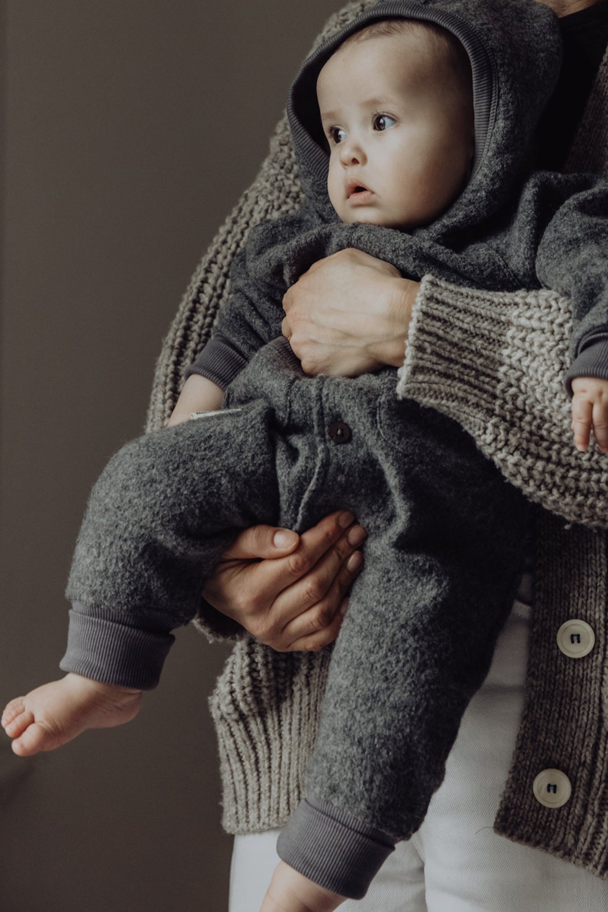 Finch and Fable kids Wool Onepiece - Storm - alternate view