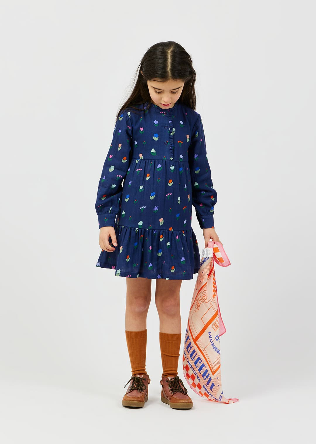 Arsène et les Pipelettes kids Floral Dress - alternate view