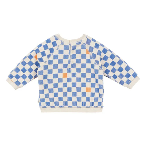 Cobalt checkered Sweatshirt
