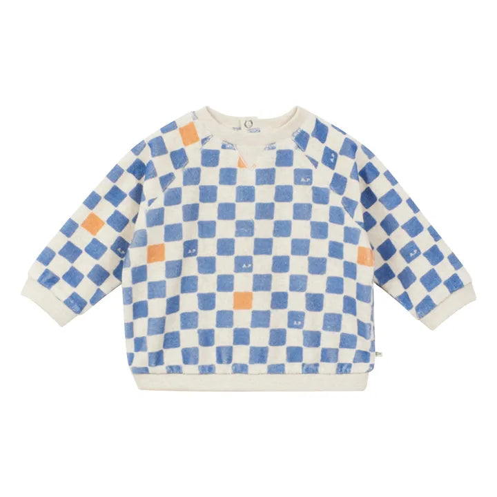 Cobalt checkered Sweatshirt