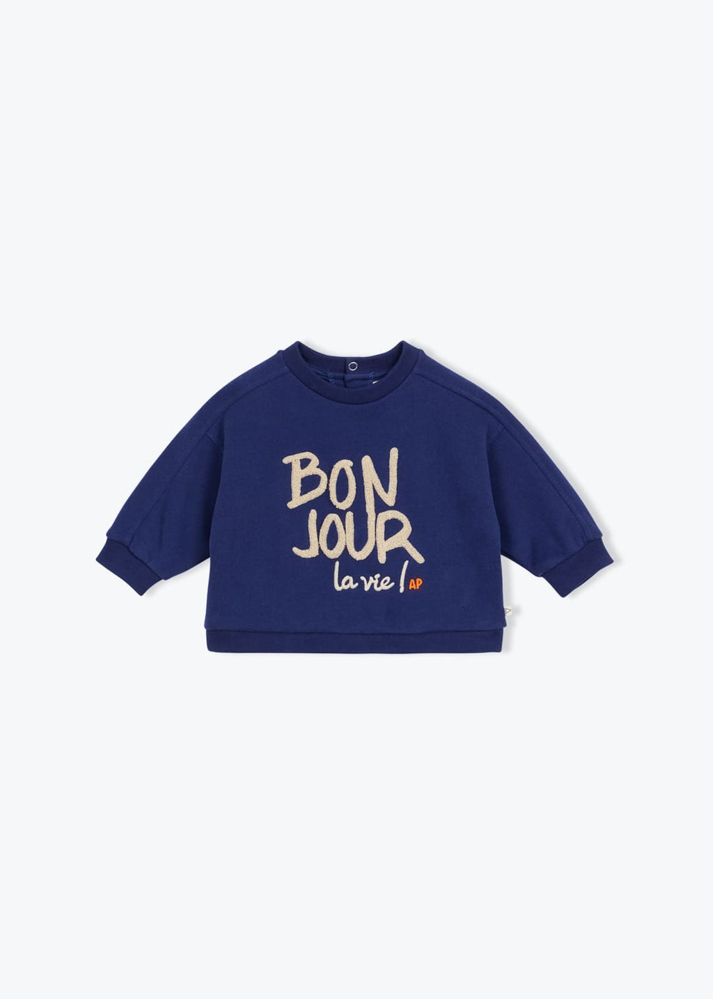 Baby Bonjour La Vie Sweatshirt - Navy