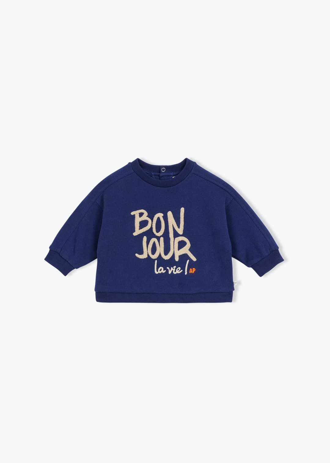 Baby Bonjour La Vie Sweatshirt - Navy
