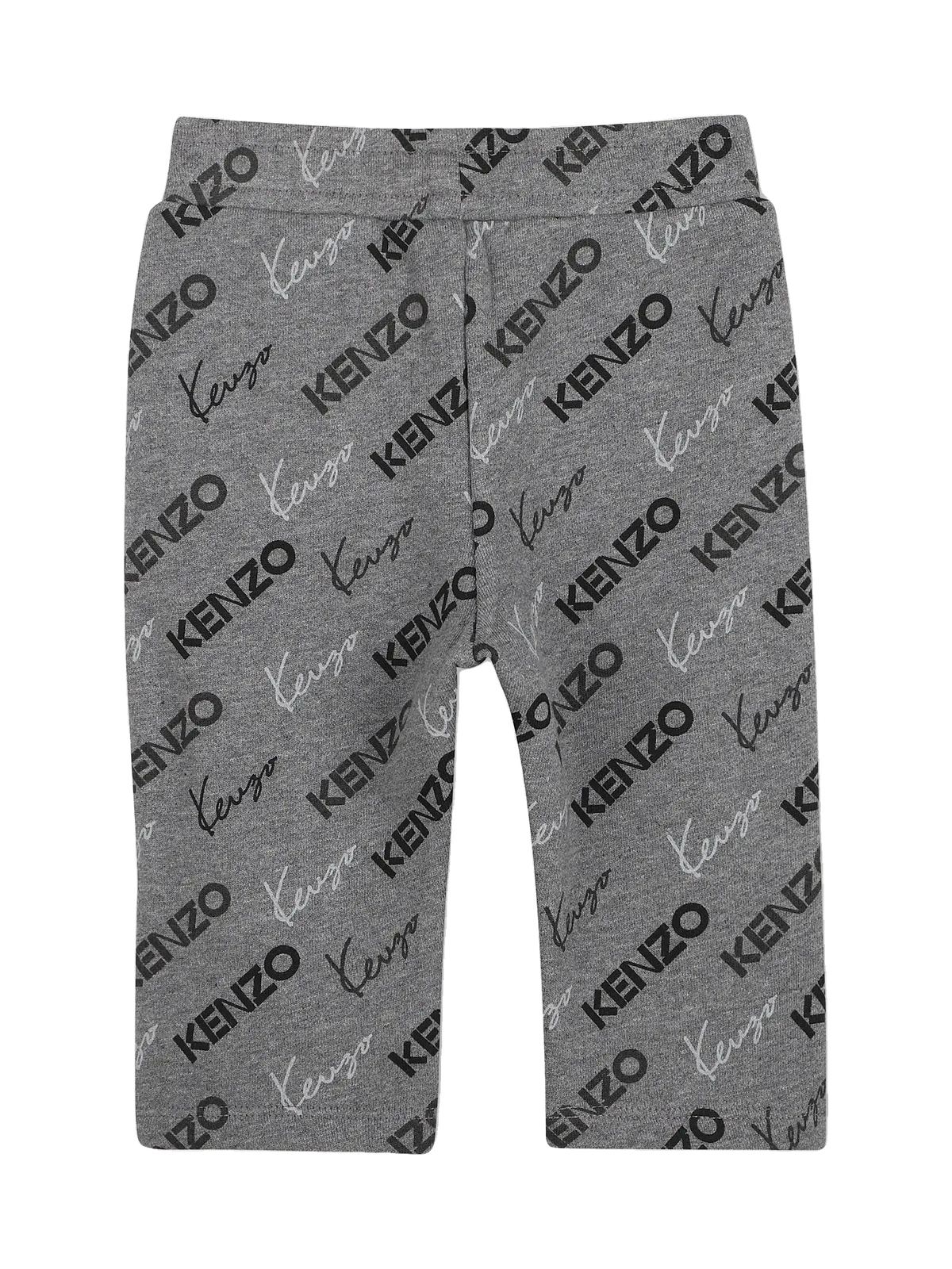 Kenzo kids Cardigan And Pants Set In Unbrushed Fleece - Grey Marl, view 5