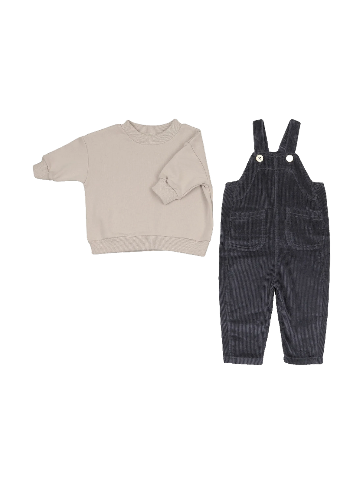 Kin and Kin kids Corduroy Overall Set – Navy