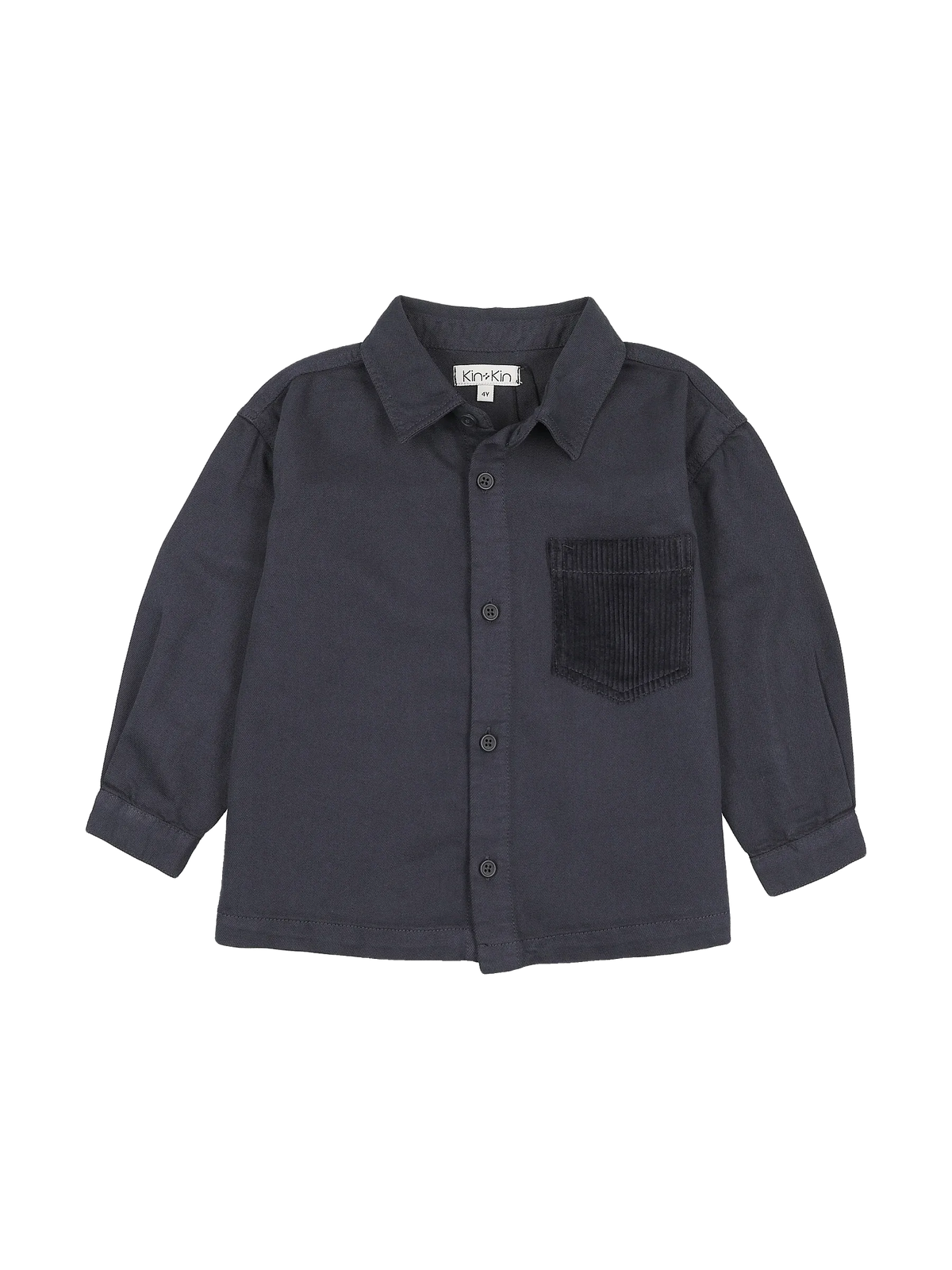 Kin and Kin kids Denim Shirt – Navy