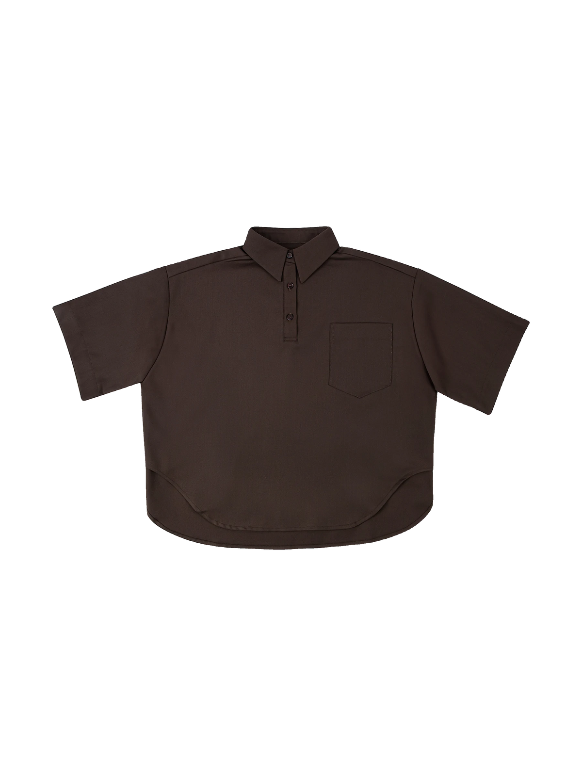 Kin and Kin kids Oversized Shirt – Brown