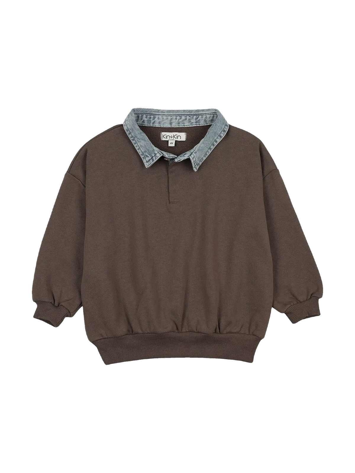 Kin and Kin kids Oversized Sweatshirt – Umber