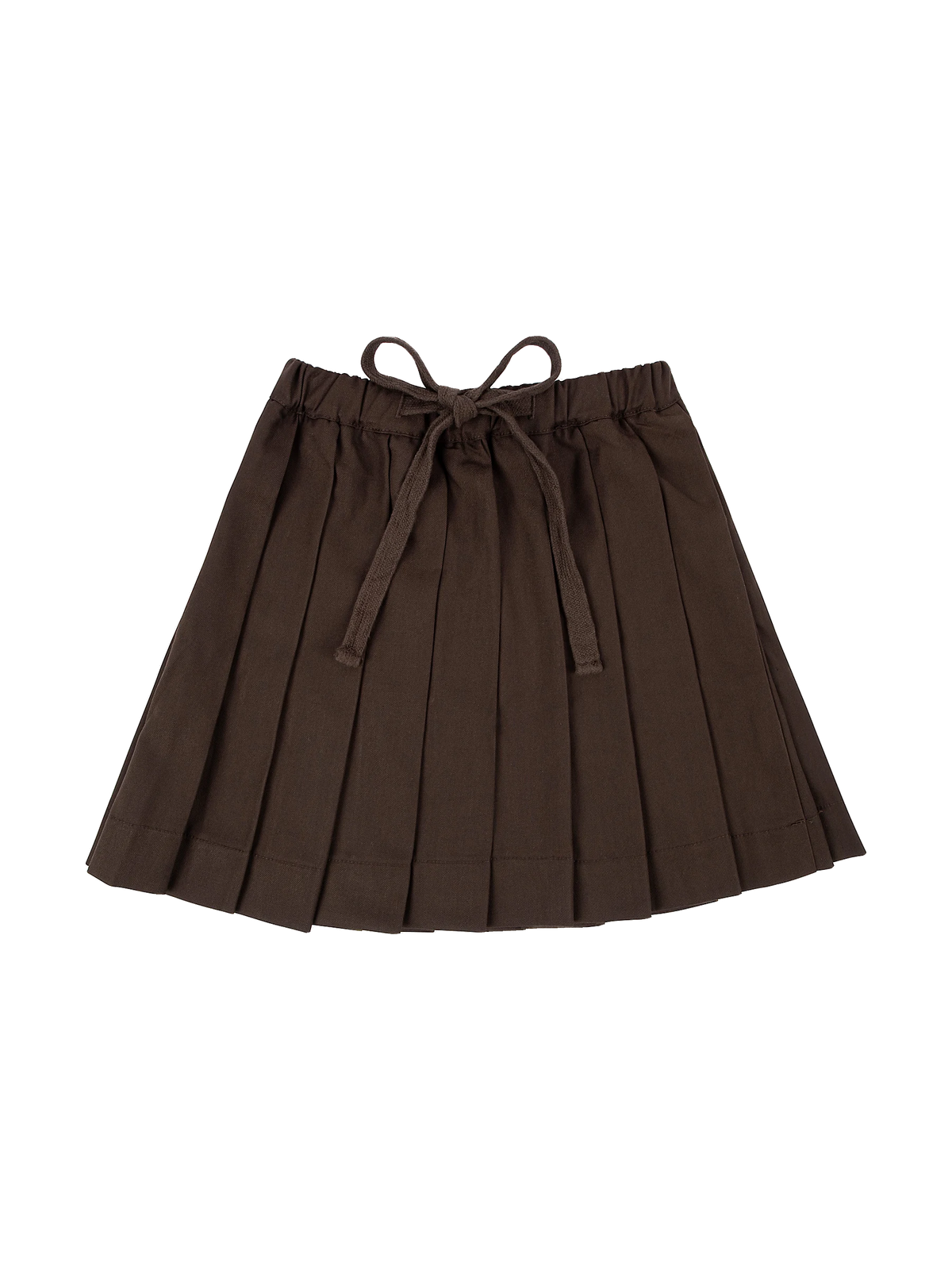 Kin and Kin kids Pleated Skirt – Brown