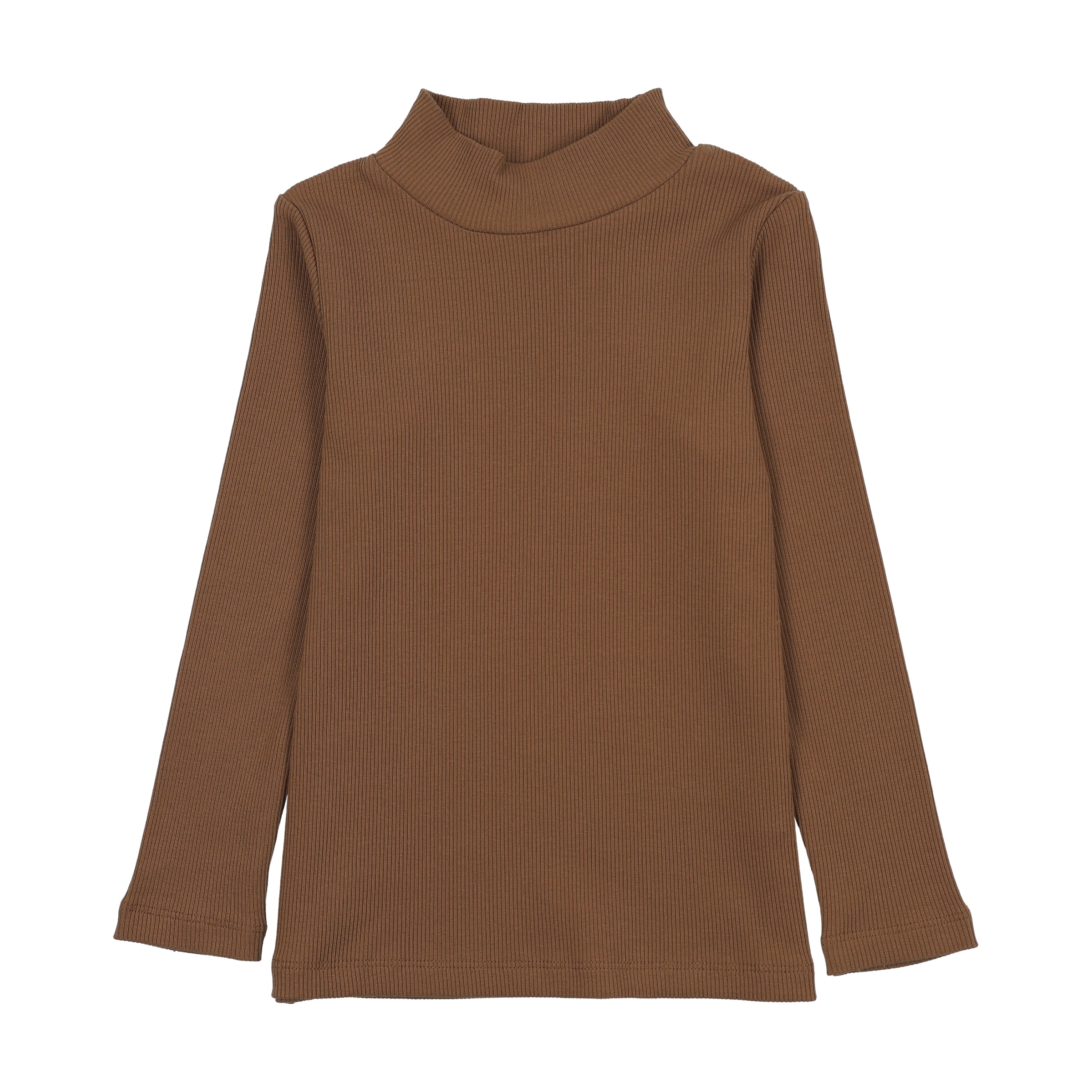 Mockneck T-shirt – Ochre