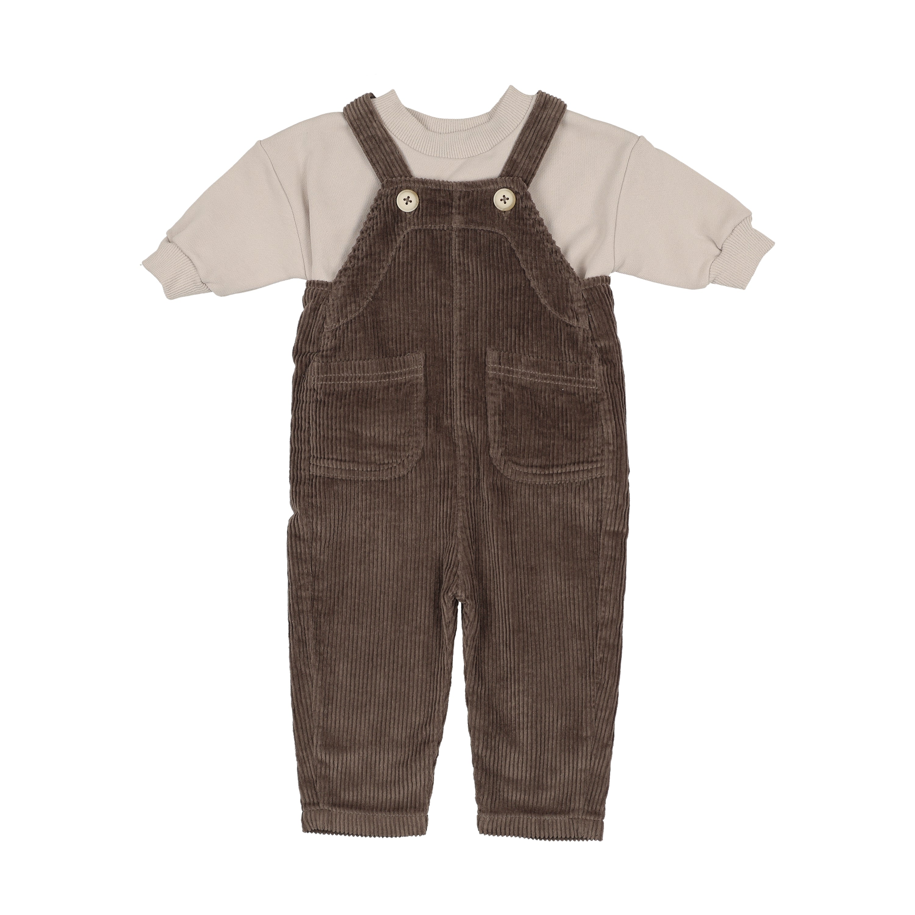 Corduroy Overall Set – Umber - Kin and Kin