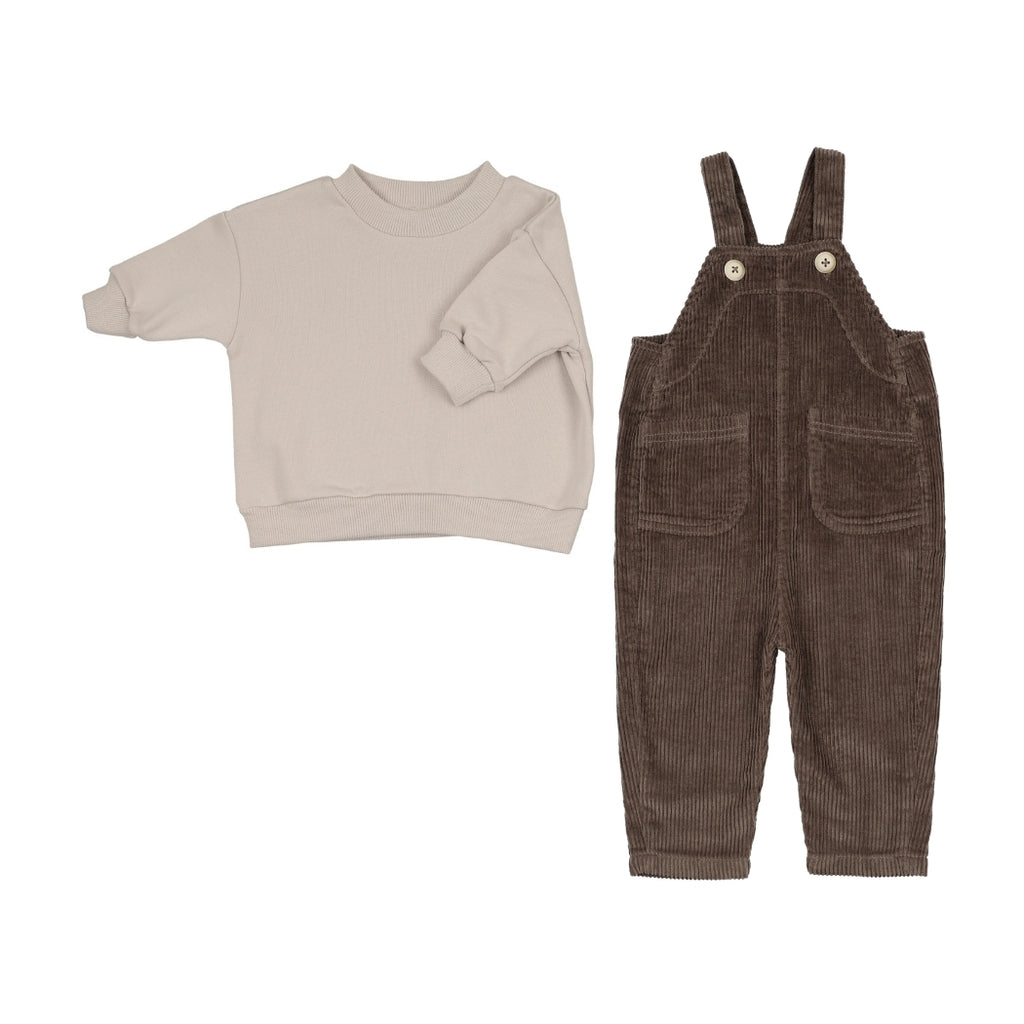 Corduroy Overall Set – Umber - Kin and Kin