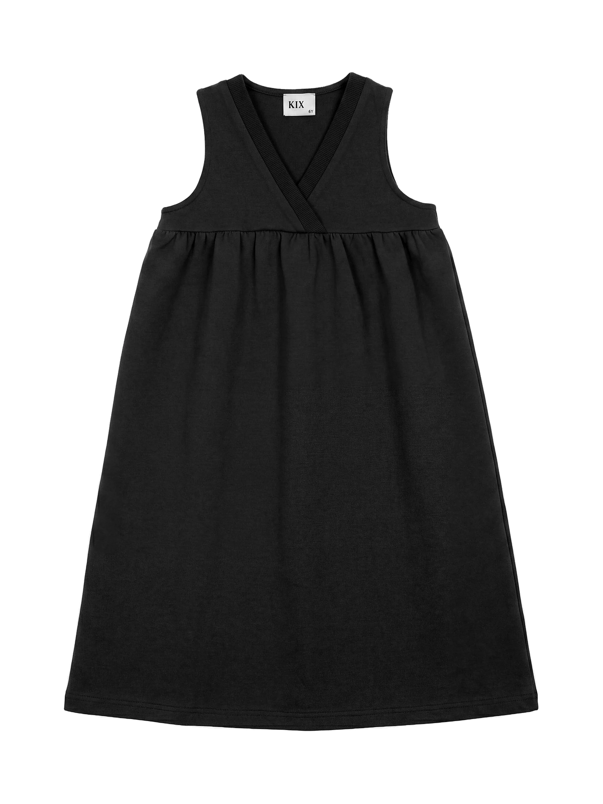 Kix kids V Neck High Waist Maxi Dress - Black, view 2