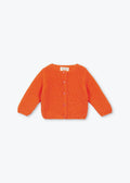 Baby Knit Cardigan - Orange