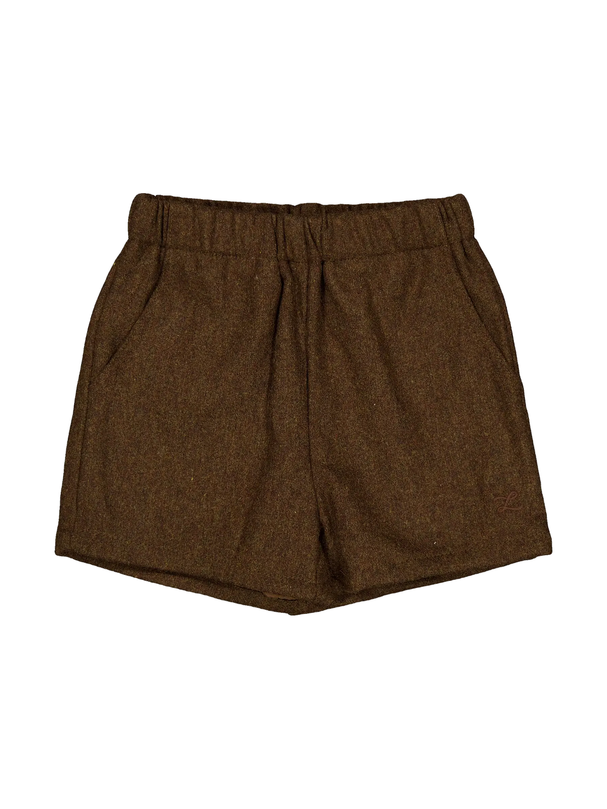 L by Ladida kids Brown Wool Shorts