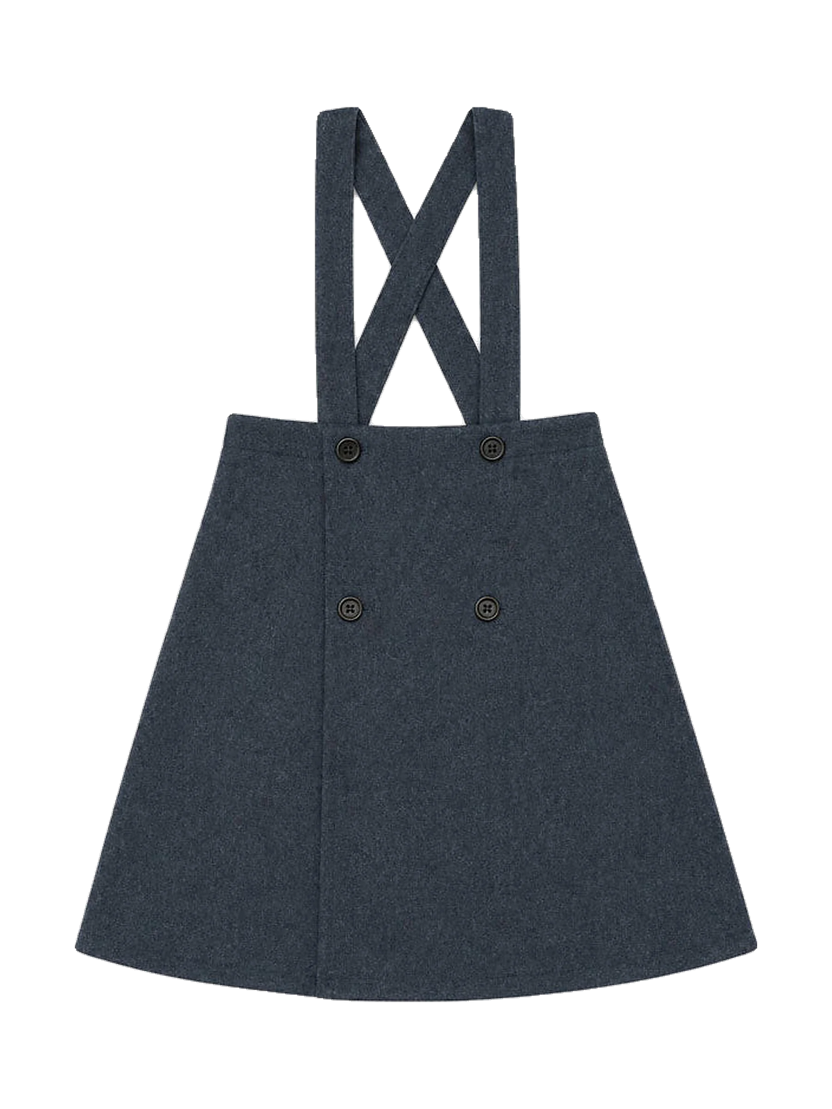 L by Ladida kids Gray Wool Suspender Dress
