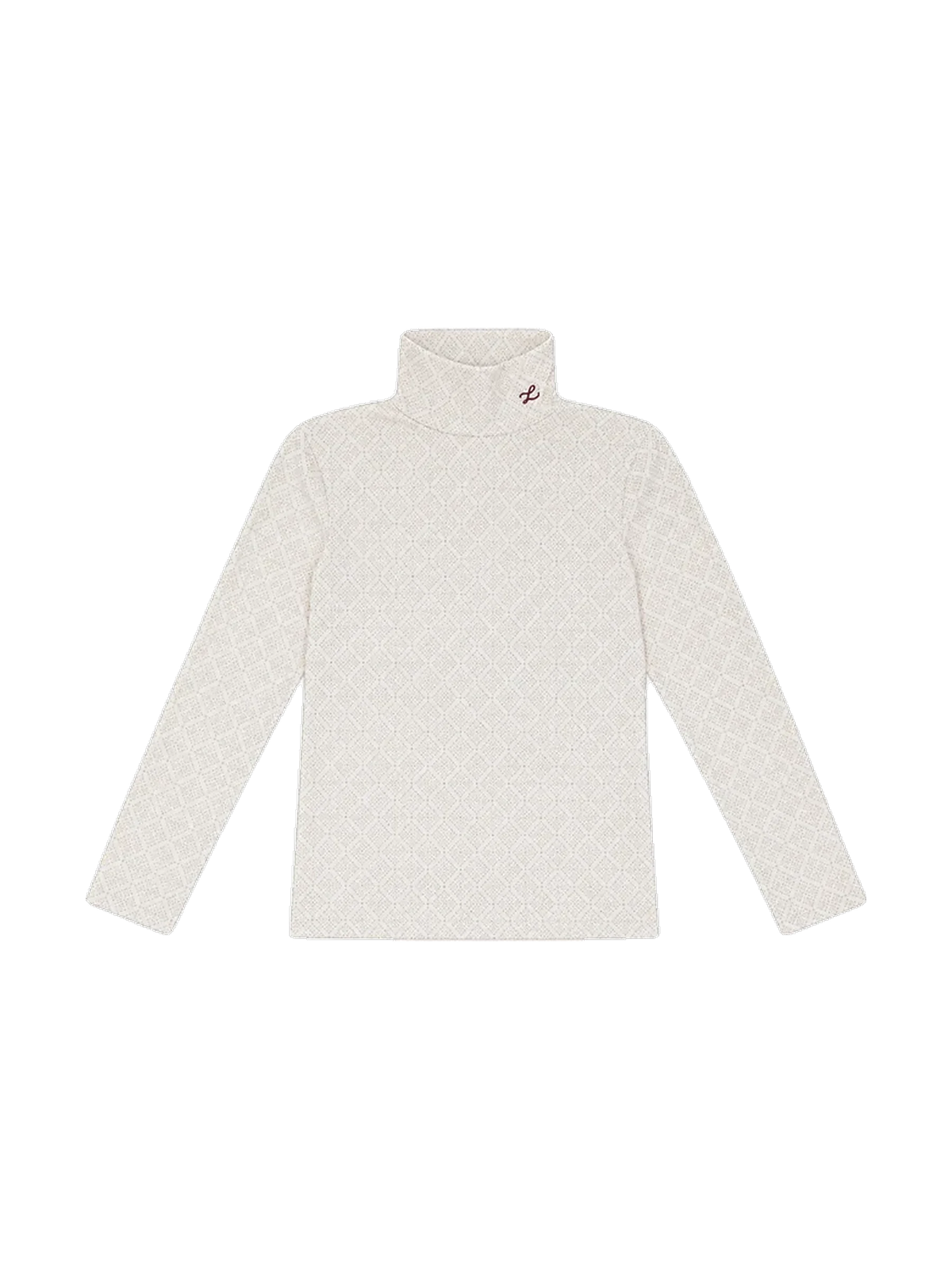 L by Ladida kids Line Print Turtleneck