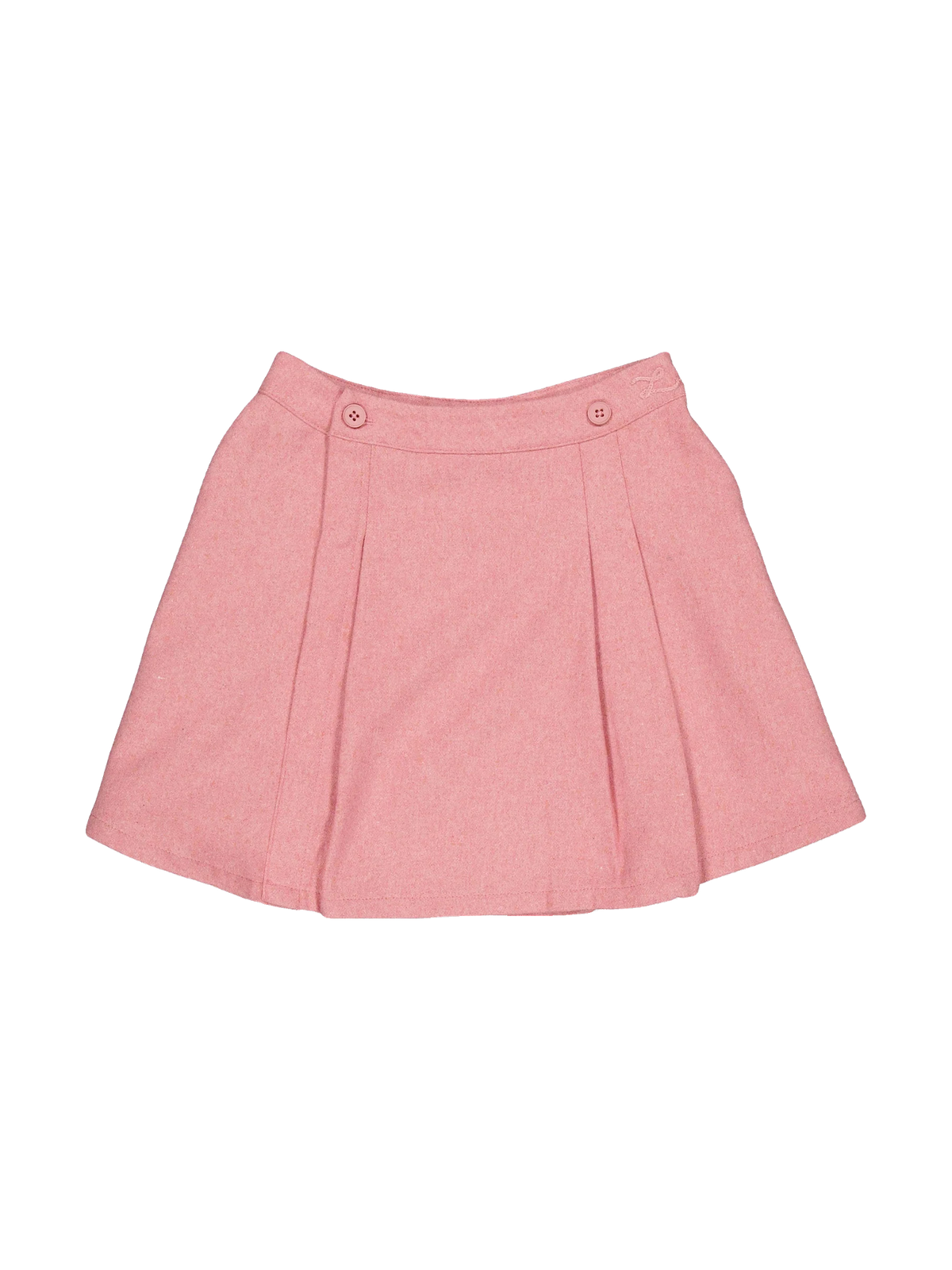 L by Ladida kids Pink Wool Pleated Skirt