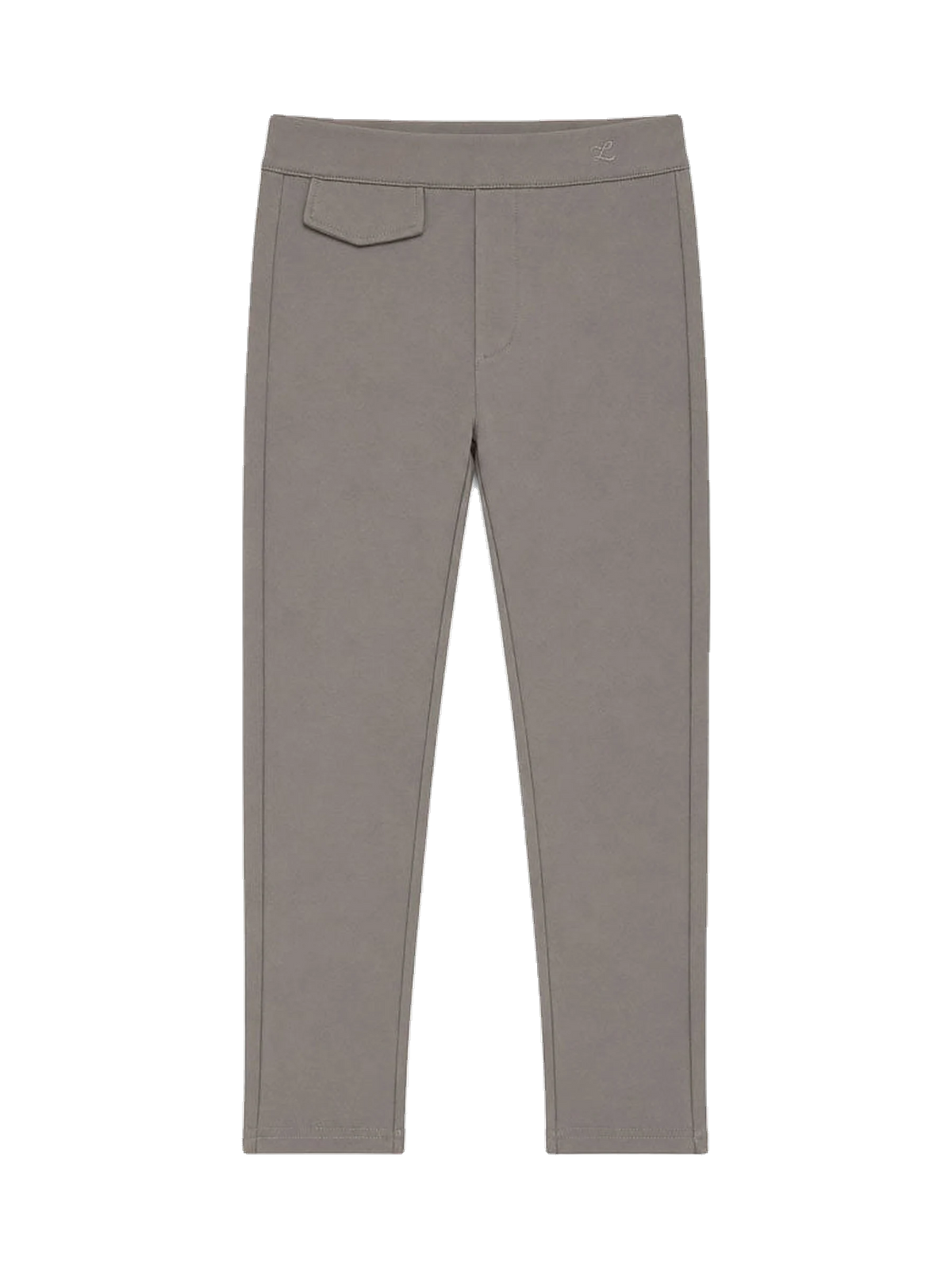 L by Ladida kids Taupe Ponte Button Pants