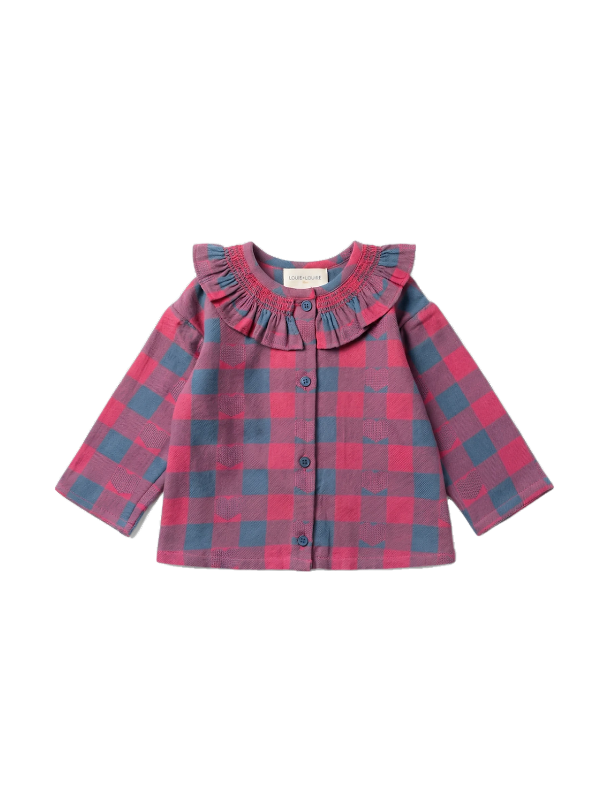 Louis Louise Baby Tunic Nola Pink Check