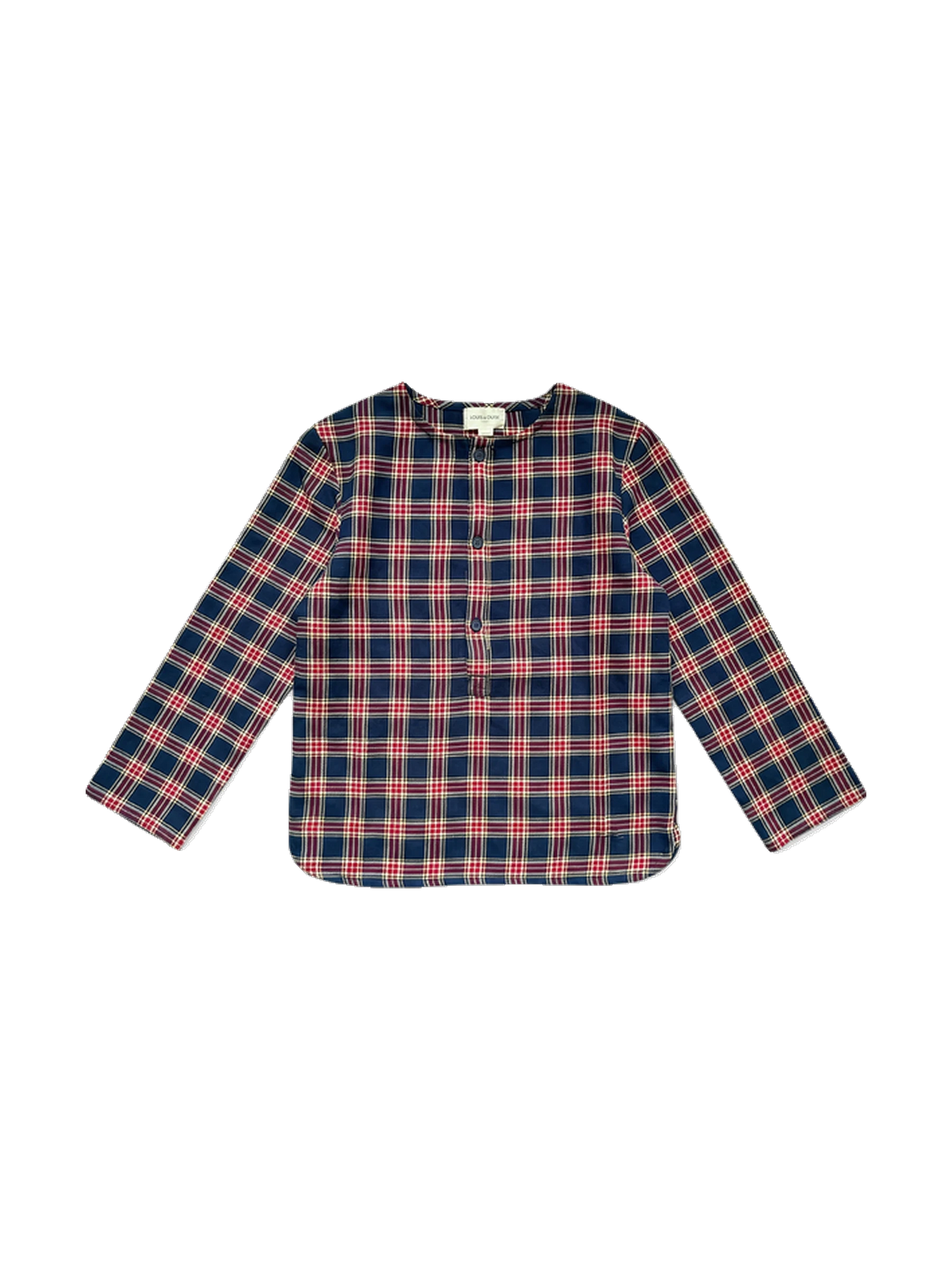 Louis Louise kids Shirt Oncle Navy Check