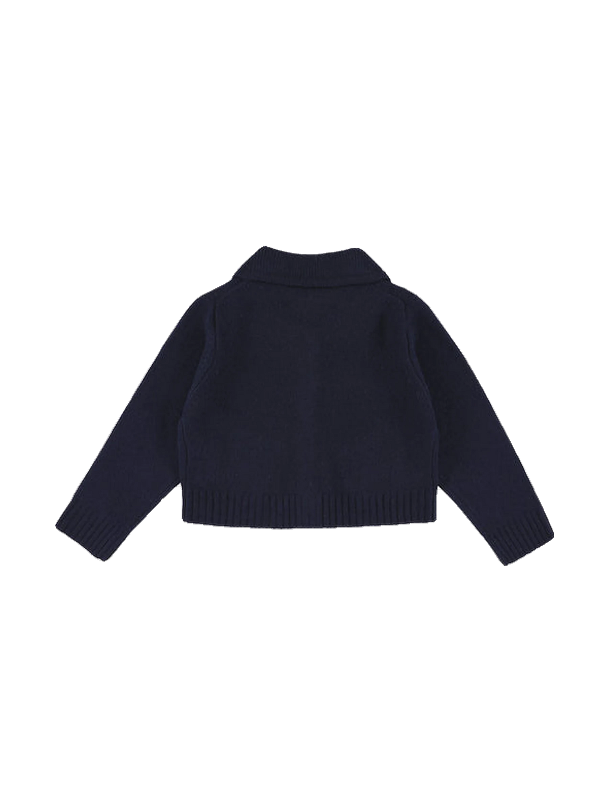 Morley kids Embroidered Cardigan - Navy, view 2