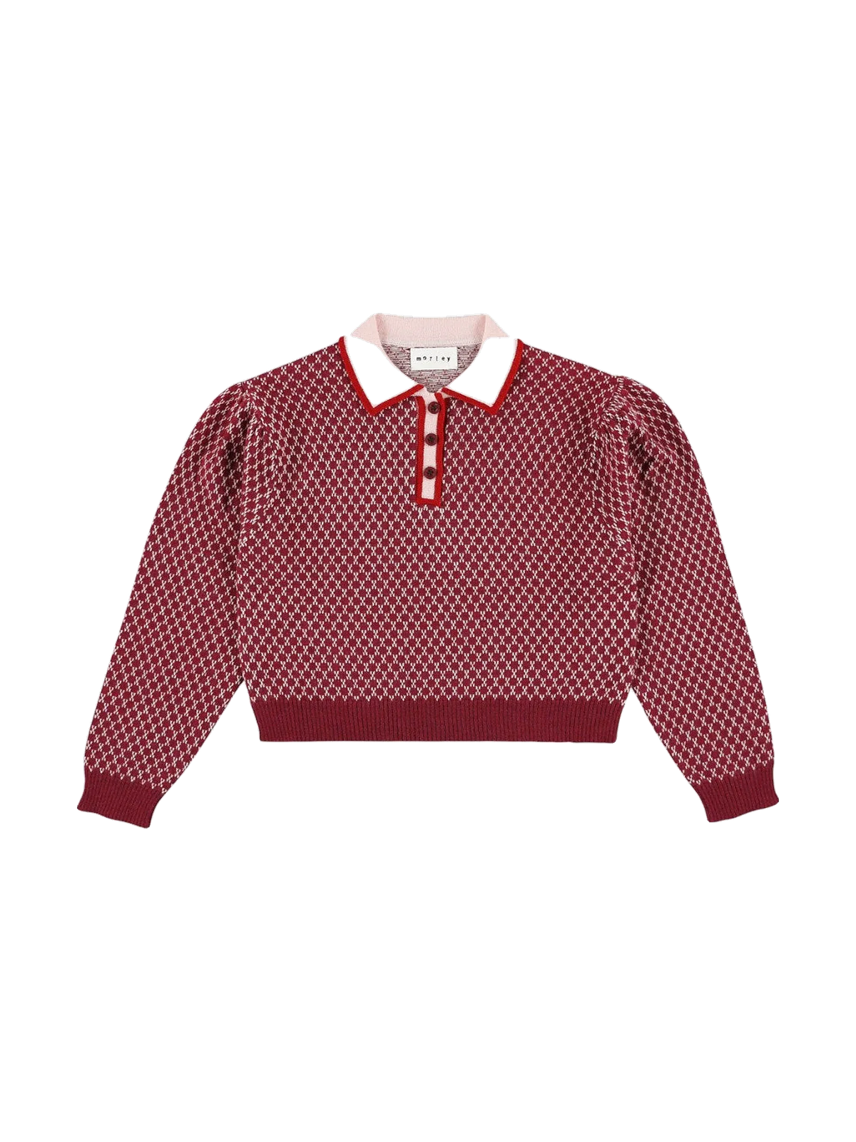 Morley kids Knitted Polo - Persian