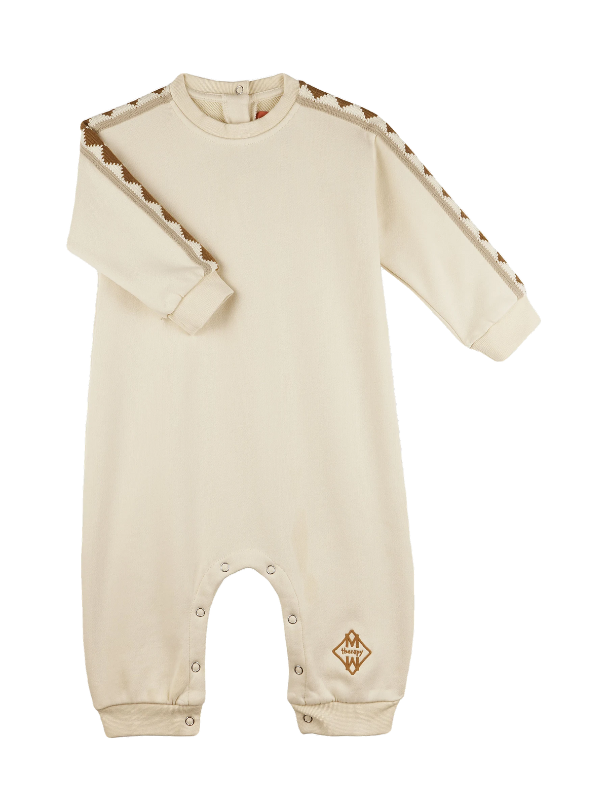 Morning Mess Therapy kids Giusy Baby Cotton Overall - Buttermilk
