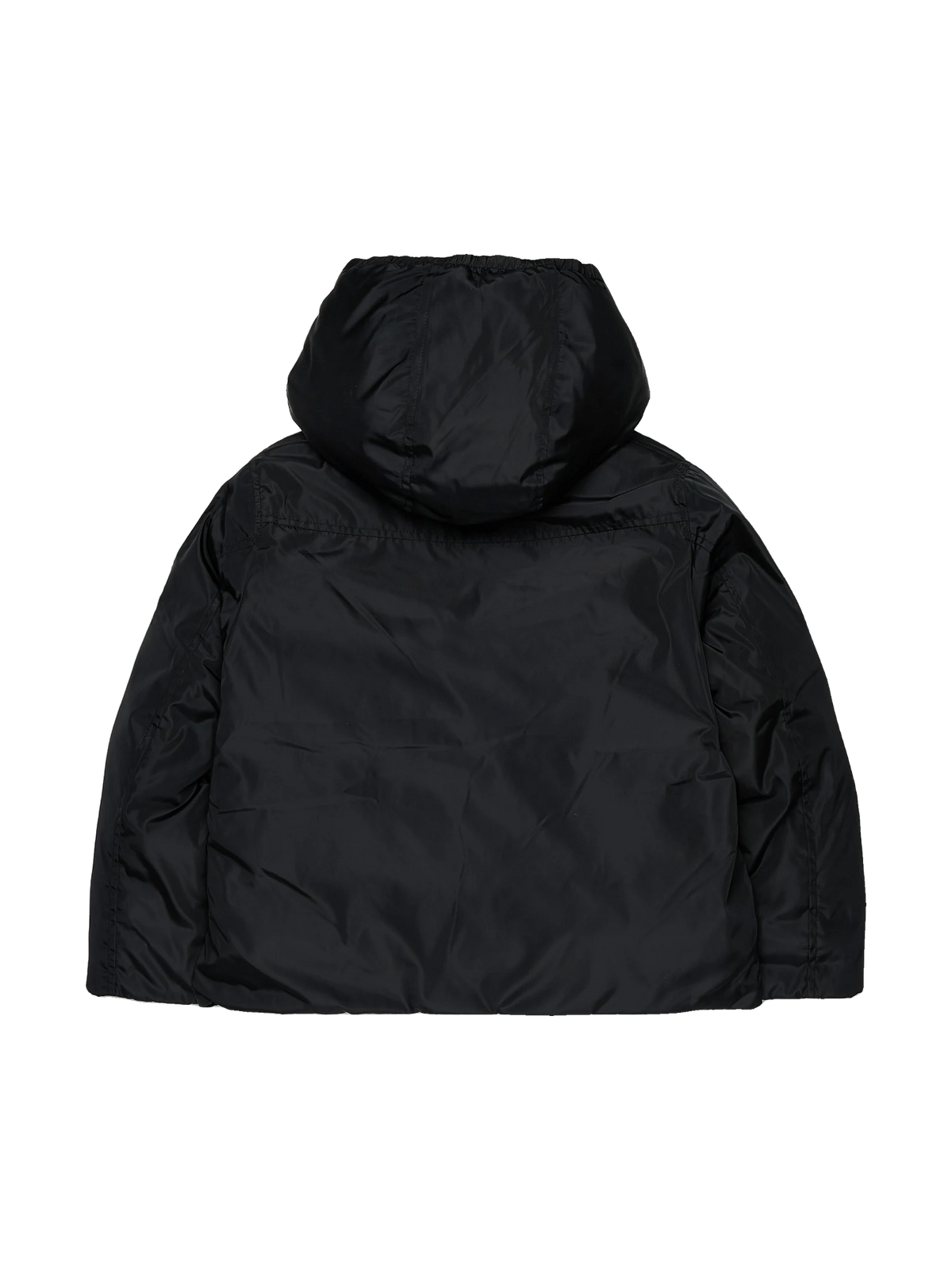 N. 21 kids Short Puffer Jacket with Hood - Black, view 2