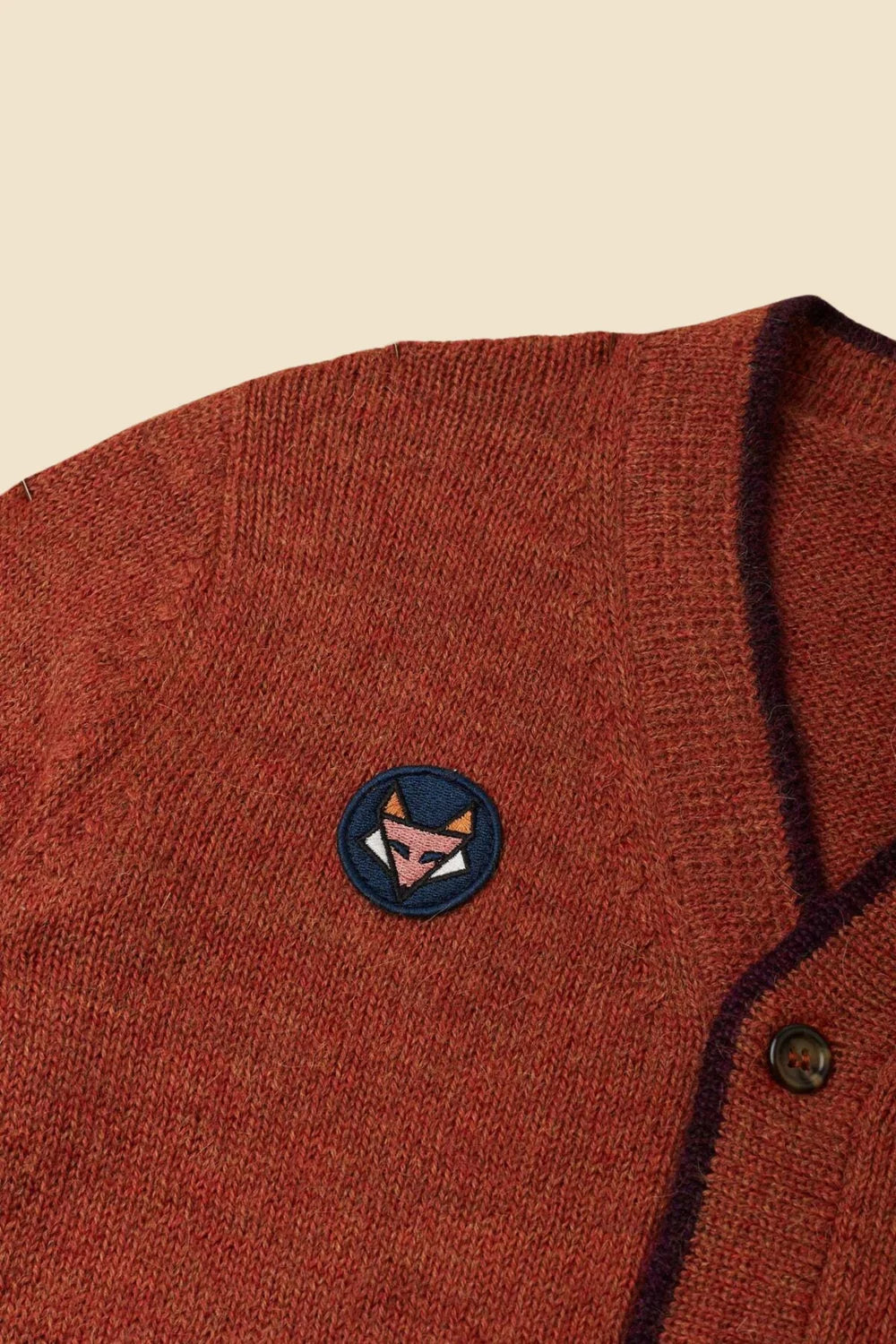 The Sunday Collective Alpaca Wild Fox Cardigan