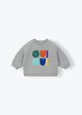 Baby Oui Oui Sweatshirt - Heather Grey