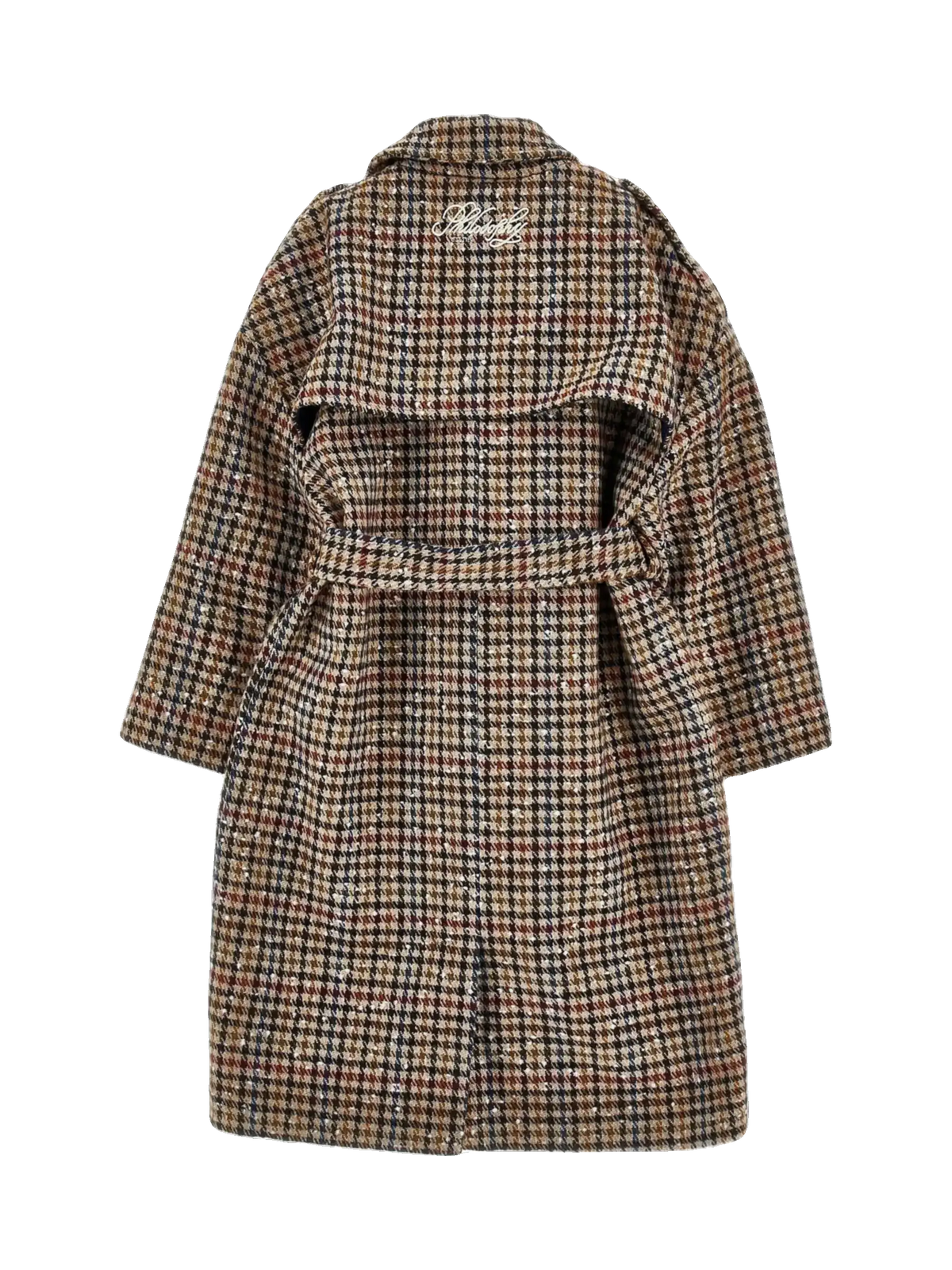 Philosophy kids Houndstooth Trenchcoat - Multicolor, view 2