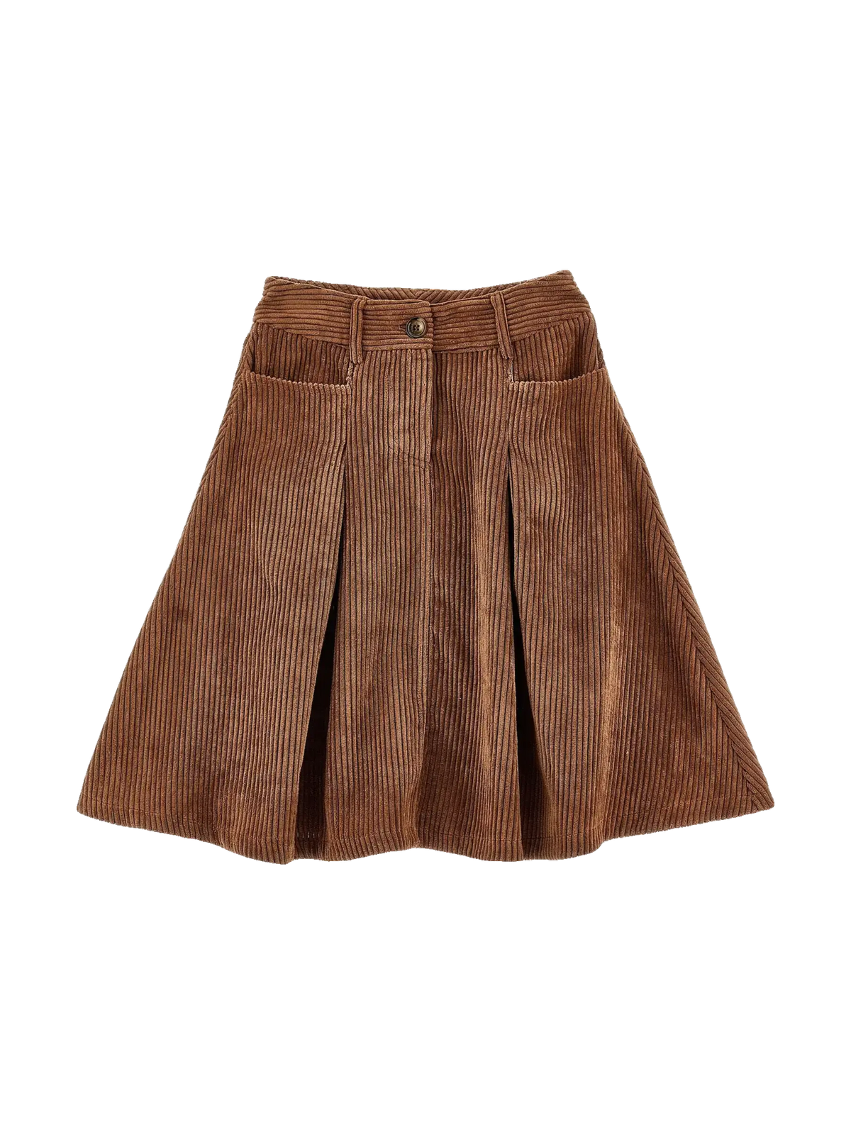 Philosophy kids Midi Cord Skirt - Caramello