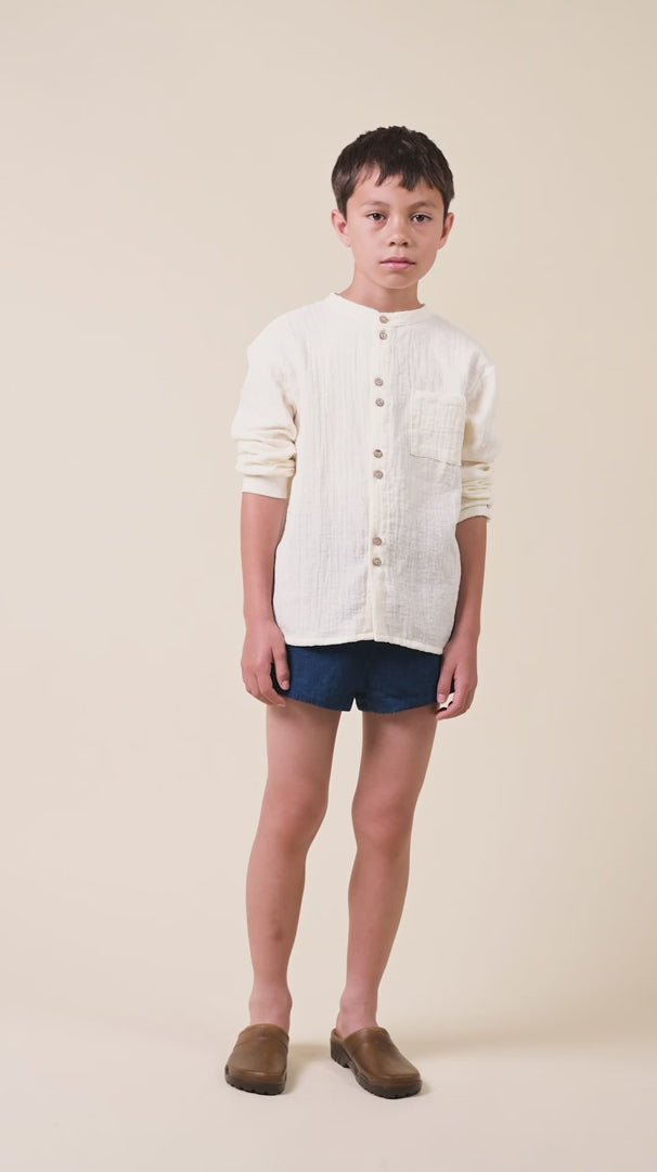 Plumetis mao shirt boy