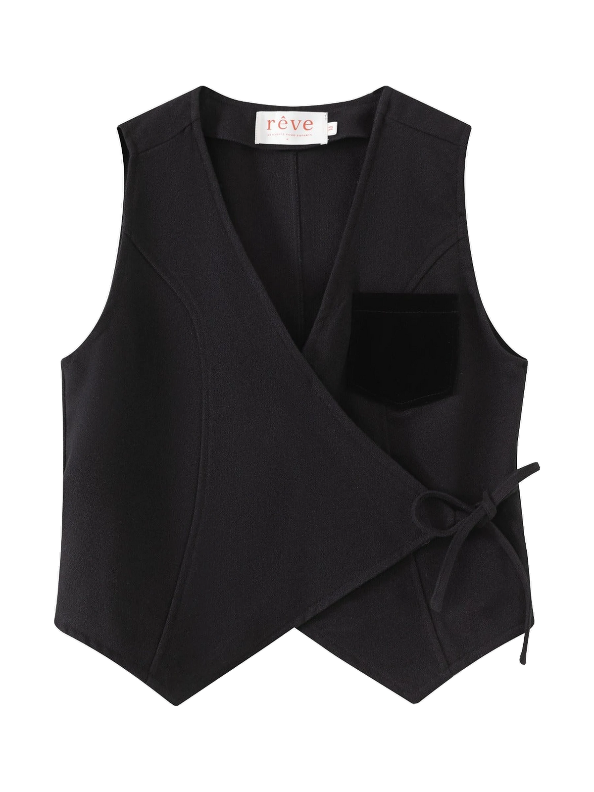 Rêve kids Black Wrap Vest