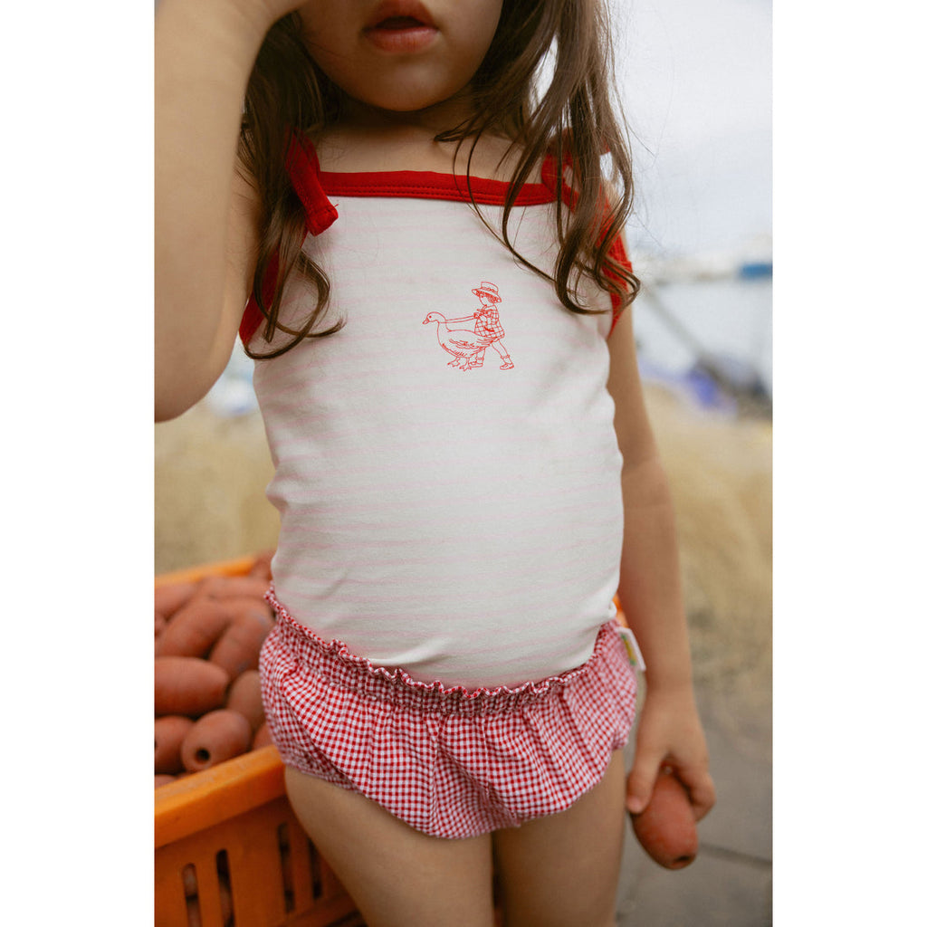 1984323 Pink Striped Tank