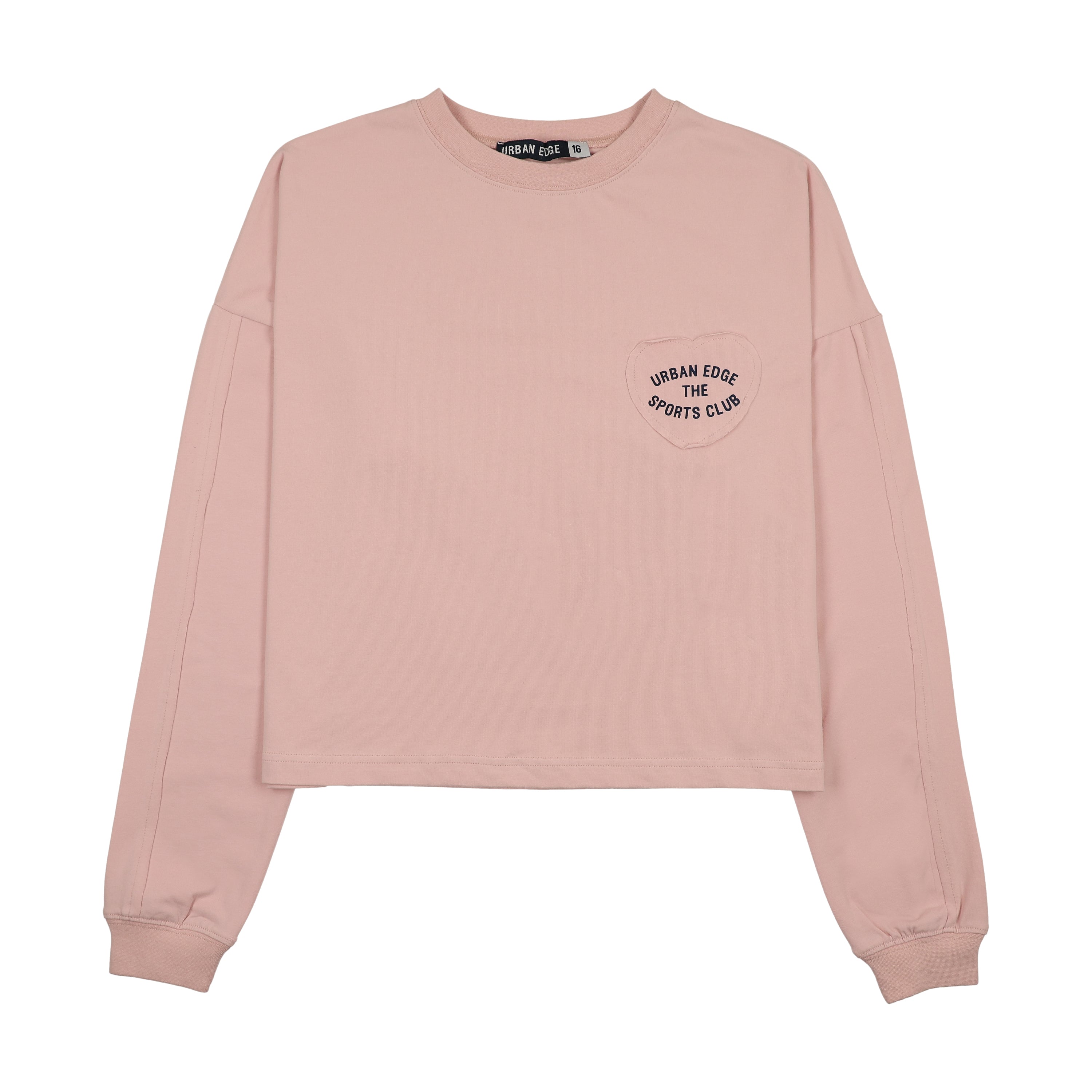 Light Pink Heart Patch Tee