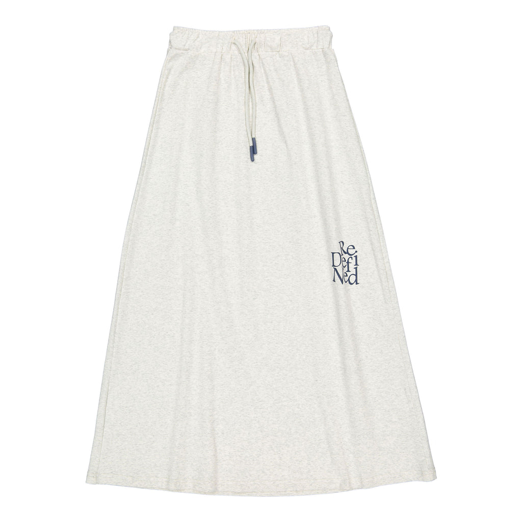 ELS2629 Heather Grey Tee Skirt