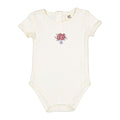 Cream Pointelle Onesie