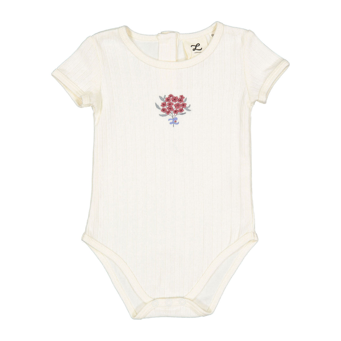 Cream Pointelle Onesie