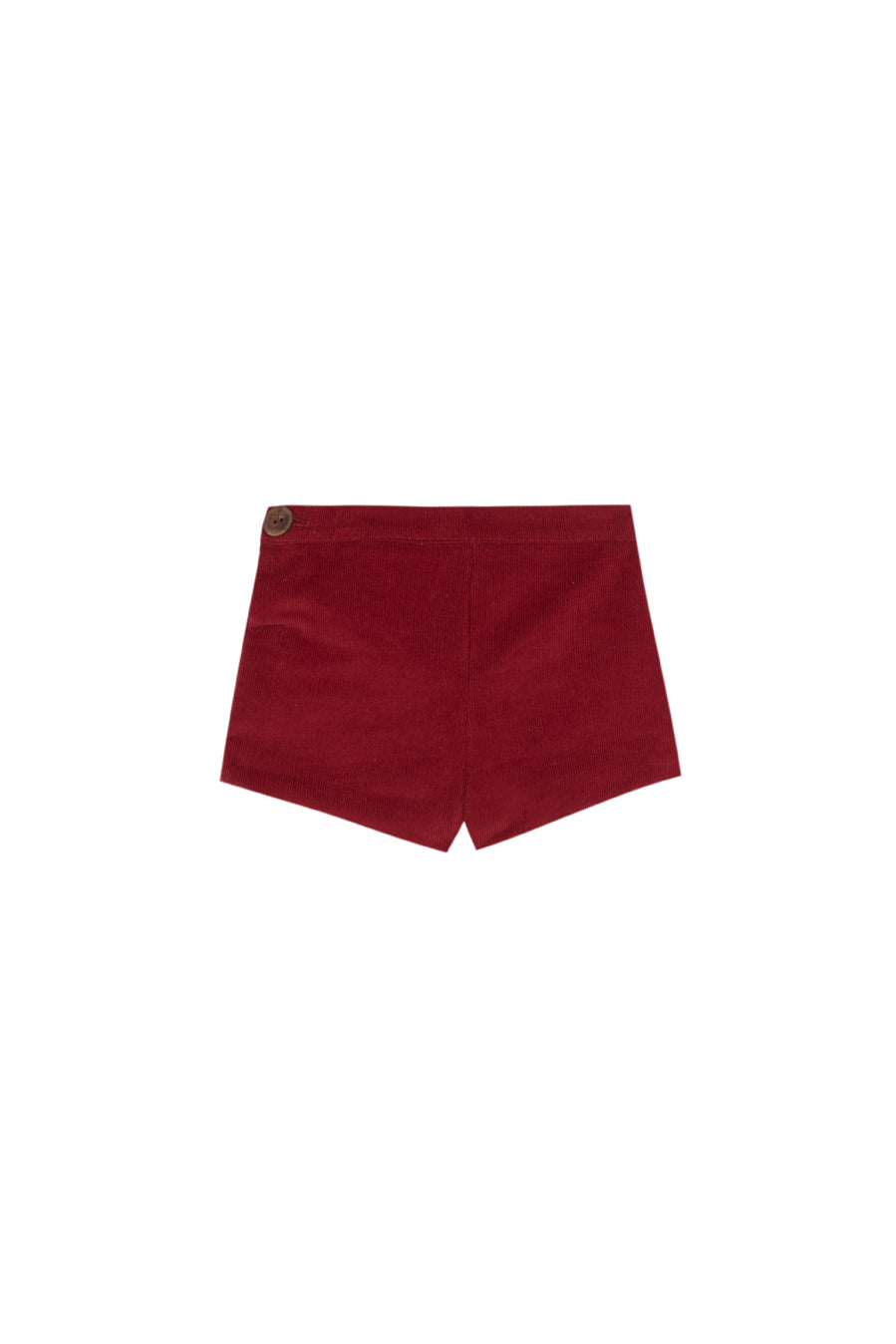 Pantalones cortos de pana burdeos Birinit para bebé