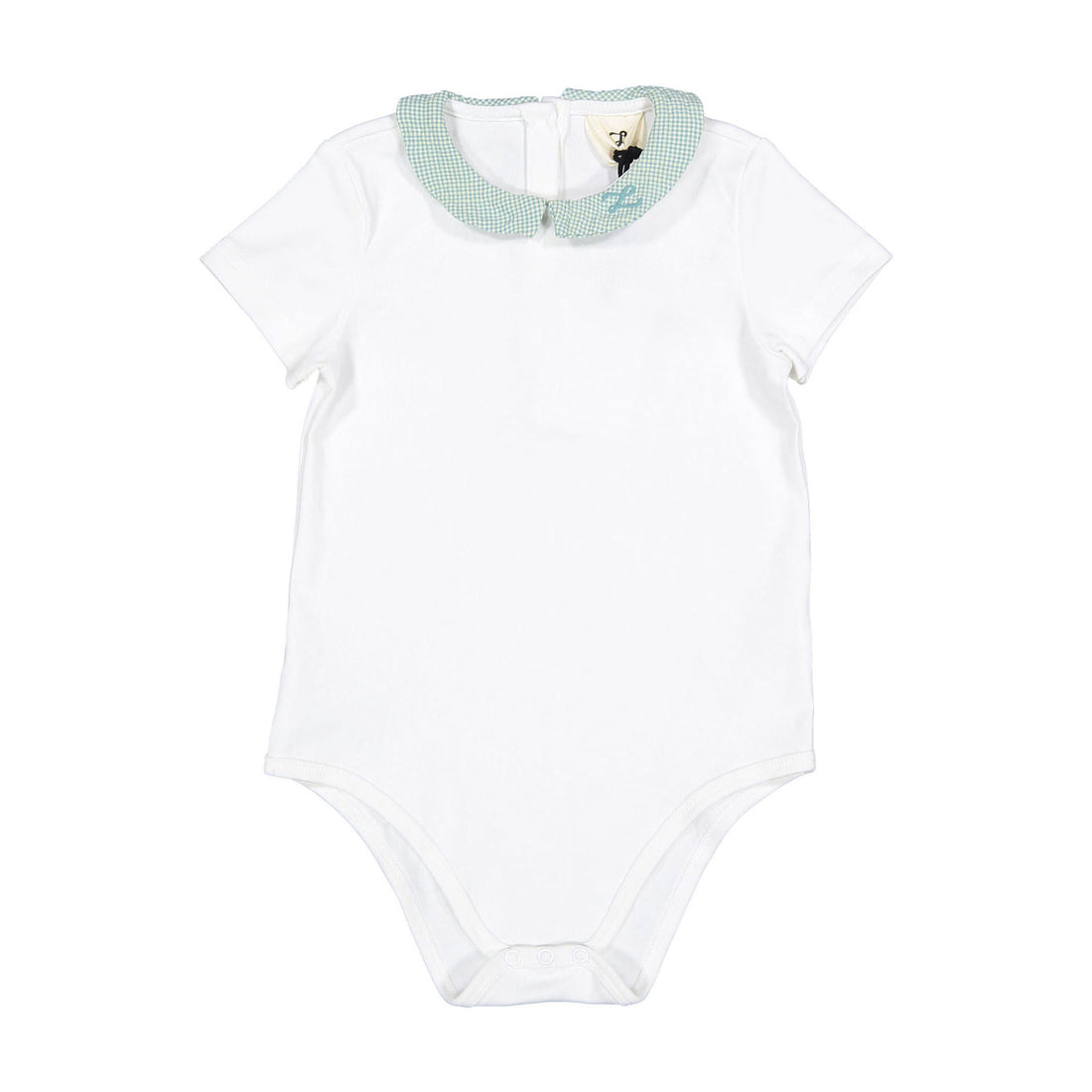 Fern Gingham Collar Onesie