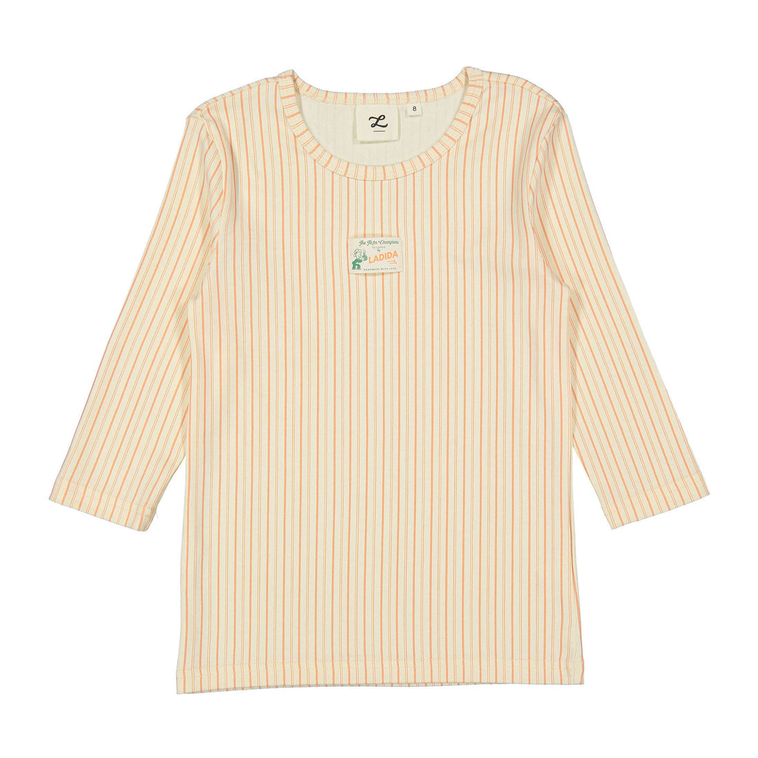 Funday Orange Striped Tee