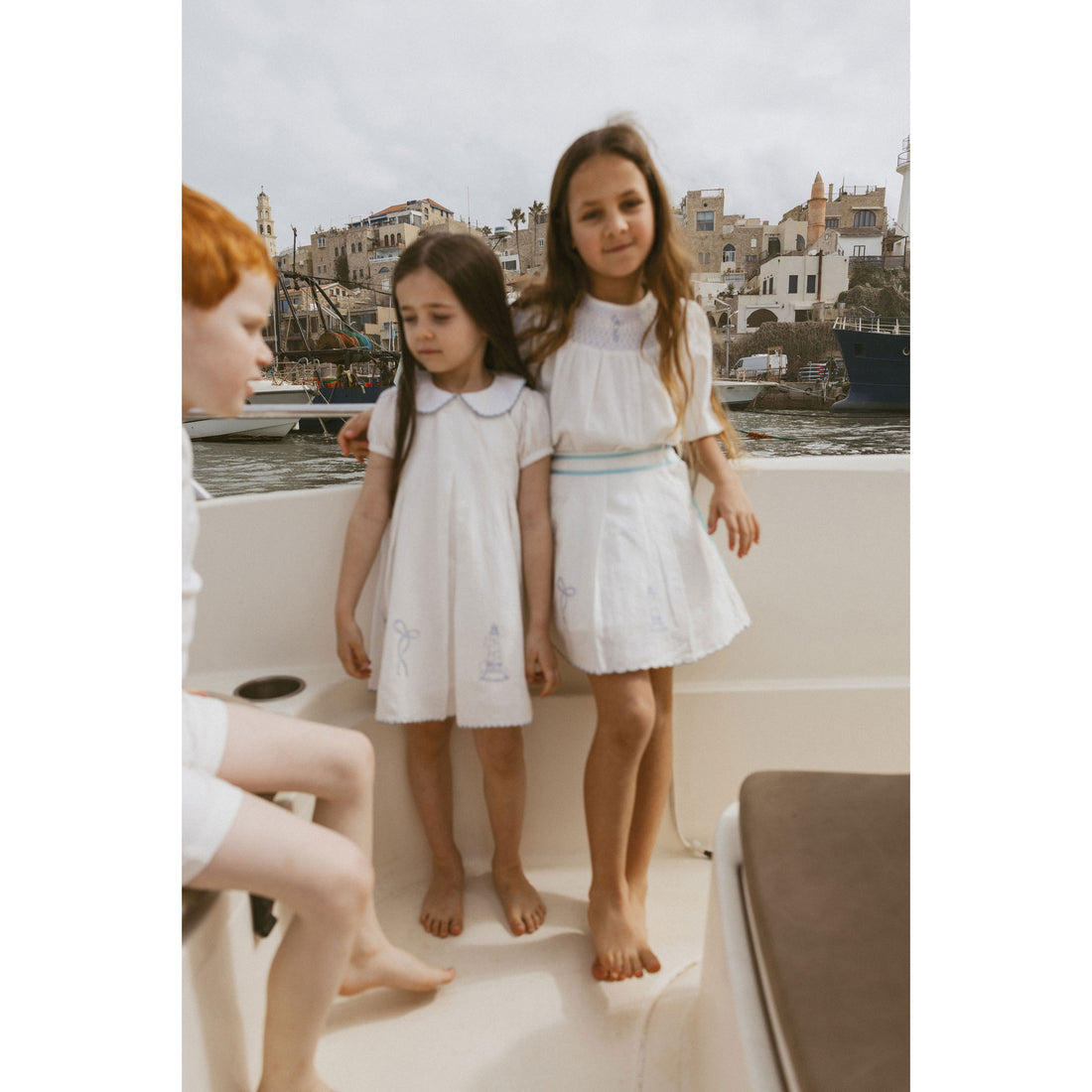 1984308 White Embroidered Skirt