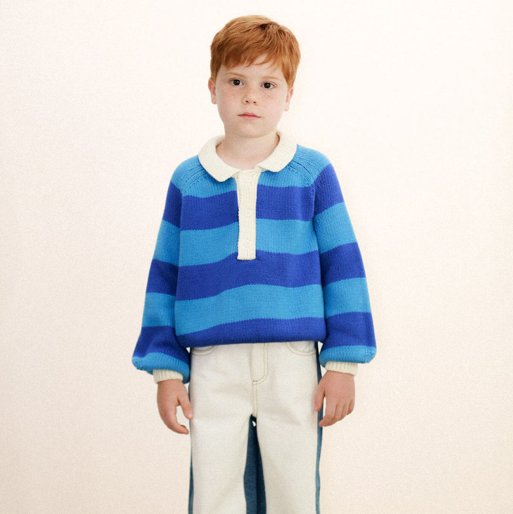 Stripes Sweater ultramarine