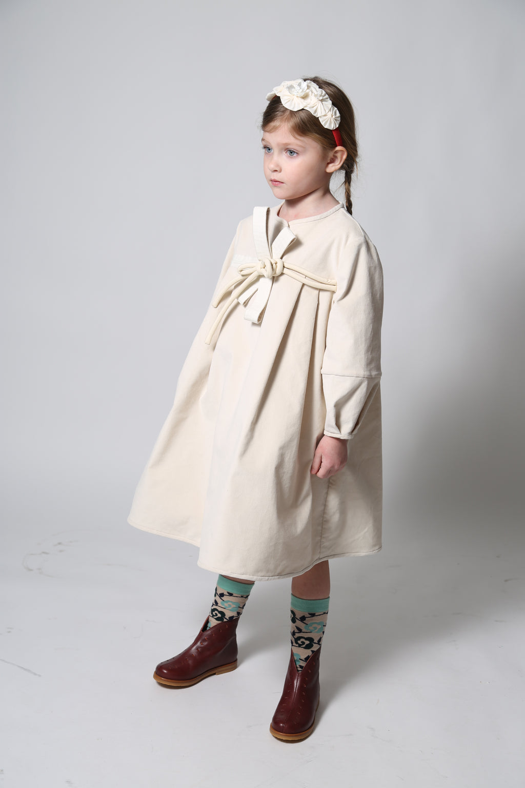 G-dr330v Tia Cibani Luna empire waist frock