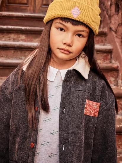 F25k4059 The Sunday Collective organic sweatshirt dress in Heather Grey